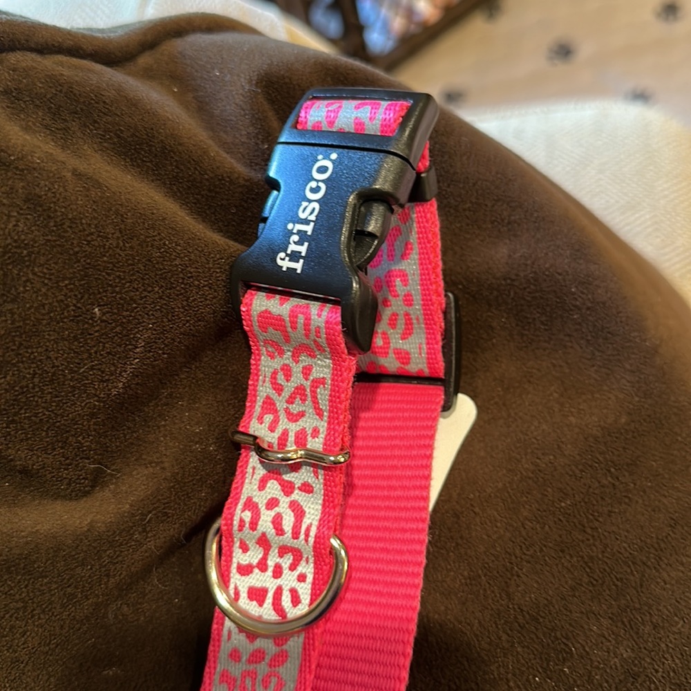 Dog collar Reflective Pink - Picture 4 of 5